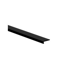 Hoeklijnprofiel zelfklevend 4mm Zwart 300cm - 69561