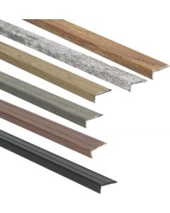 Hoeklijnprofiel 24,5x10mm zelfklevend met decorfolie 200cm