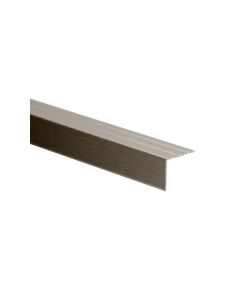 Hoeklijnprofiel zelfklevend 20mm RVS geborsteld 100cm - 69207