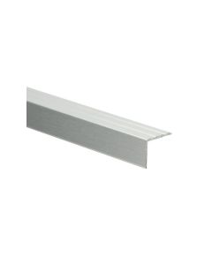 Hoeklijnprofiel zelfklevend 20mm Zilver geborsteld 100cm - 69208