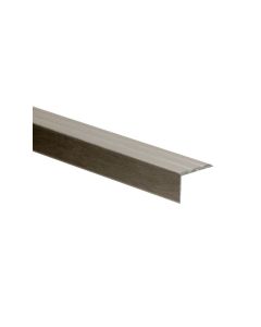 Hoeklijnprofiel zelfklevend 17mm RVS geborsteld 100cm - 69307
