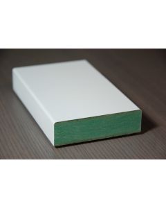 Rechte Plintneut 22x75x80mm Vochtwerend MDF Moskou