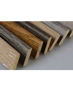 Plakplint 24x5mm zelfklevend met decorfolie 244cm
