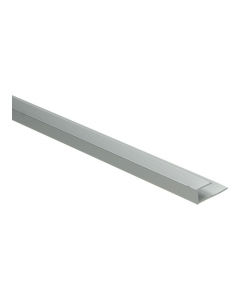 U-profiel verlijmen 8.1mm Zilver 90cm - 61116