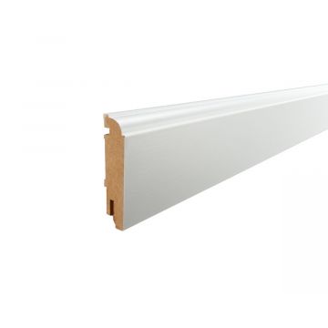 Vochtwerende folie Clip plint Kraal De Luxe 18x90mm Wit - 0108101