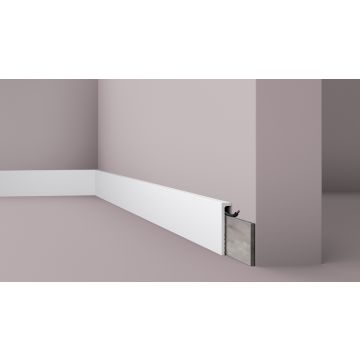 Watervaste  kunststof Overzetplint wit 22x110mm - 0108500