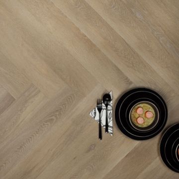 Douwes Dekker Ambitieus Trendy Visgraat Honing 04859 Rigid Click PVC - SALE