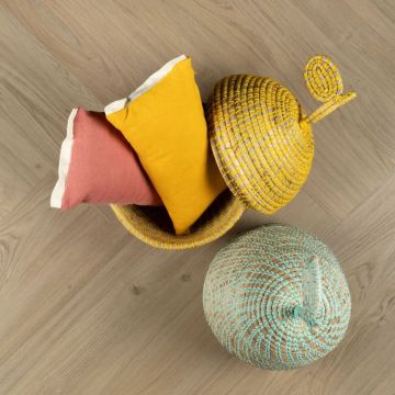 Douwes Dekker Ambitieus Brede Visgraat Panna cotta 07819 Click Rigid PVC