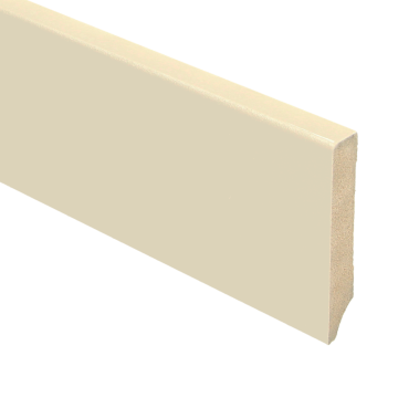 Vochtwerende MDF plint Modern Recht 12x70mm Gelakt Tent -15713