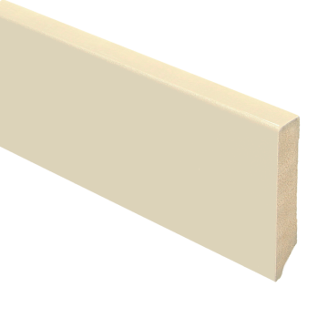 Vochtwerende MDF plint Modern Recht 15x70mm Gelakt Tent - 15716
