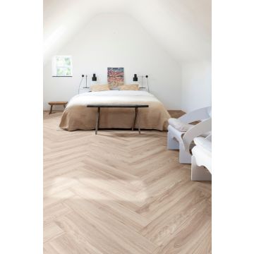 Moduleo LayRed Blackjack Oak 22205 Visgraat Rigid Click PVC Incl. geïntegreerde 10dB ondervloer + GRATIS PLINTEN*