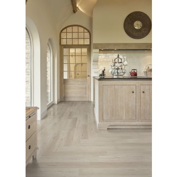 COREtec The Naturals VG857 Spelt WPC Rigid Core Click Visgraat PVC met 10dB vaste ondervloer - Incl. GRATIS plinten*