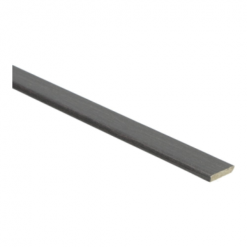 Plakplint zelfklevend 5x24mm Wenge Zwart platte plint - 23075