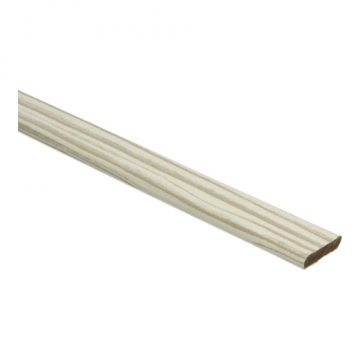 Plakplint zelfklevend 5x24mm Den Natuur platte plint - 23160