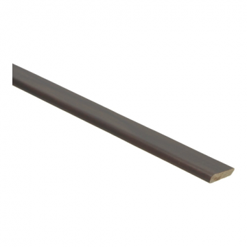 Plakplint zelfklevend 5x24mm Palissander Zwartvernist platte plint - 23174