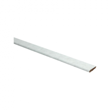 Plakplint zelfklevend 5x24mm Beton Wit platte plint - 23175