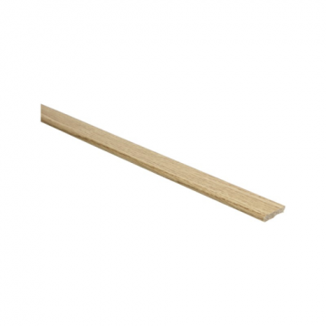 Plakplint zelfklevend 5x24mm Eiken Geborsteld platte plint - 23186