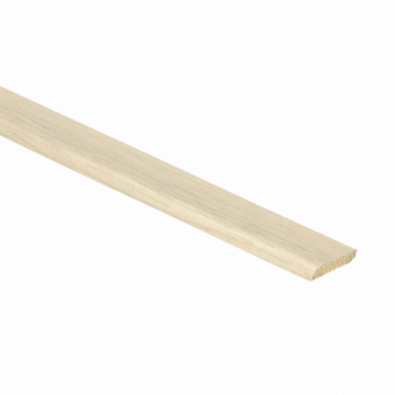 Plakplint zelfklevend 5x24mm Eiken Warm Wit platte plint - 23029