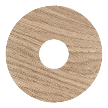 Rozet zelfklevend 17-55mm Vintage Eik Natuurvernist (10 stuks) - 24004