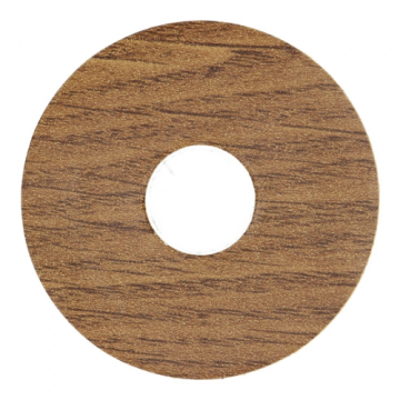Rozet zelfklevend 17-55mm Eiken Naturel Donker (10 stuks) - 24114