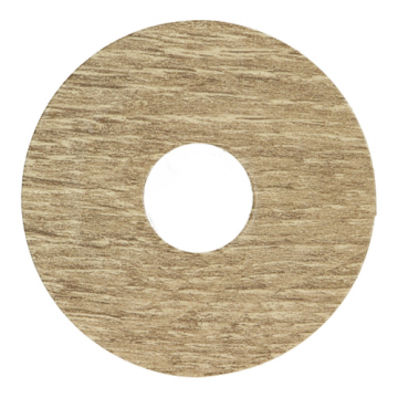 Rozet zelfklevend 17-55mm Licht Eiken Geolied (10 stuks) - 24166