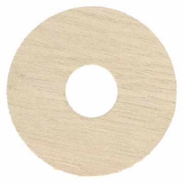 Rozet zelfklevend 17-55mm Eiken Warm Wit (10 stuks) - 24029