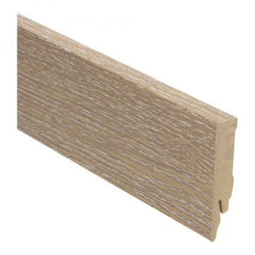 Rechte MDF Blokplint 14x70mm Eiken Wit Ceruse - 27006