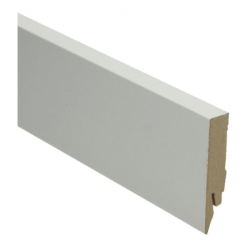 Rechte MDF Blokplint 14x70mm Grijs - 27098
