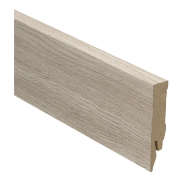 Rechte MDF Blokplint 14x70mm Eiken Wit Getint - 27113