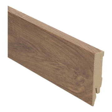 Rechte MDF Blokplint 14x70mm Eiken Naturel Donker - 27114