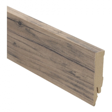 Rechte MDF Blokplint 14x70mm Grenen Geborsteld Bruin - 27153
