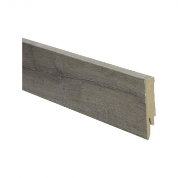 Rechte MDF Blokplint 14x70mm Oud Eiken Bruingrijs - 27239