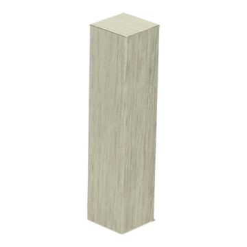Hoek/Eindstuk 17x73mm Eiken Polar (4 stuks) - 27414