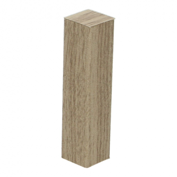 Hoek/Eindstuk 17x73mm Eiken Wit Geolied (4 stuks) - 27420