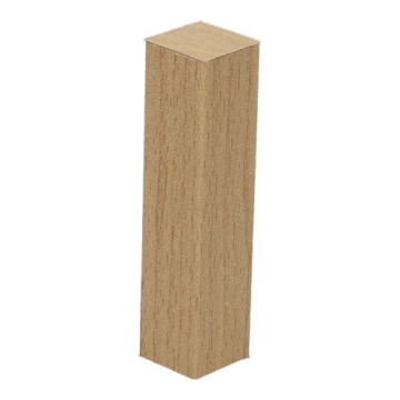 Hoek/Eindstuk 17x73mm Beuken Licht (4 stuks) - 27423