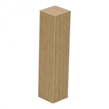Hoek/Eindstuk 17x73mm Ahorn Donker (4 stuks) - 27431