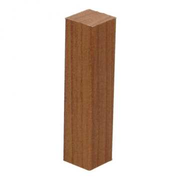 Hoek/Eindstuk 17x73mm Kersen Donker (4 stuks) - 27441