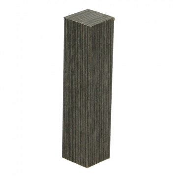 Hoek/Eindstuk 17x73mm Titanium Eik (4 stuks) - 27447