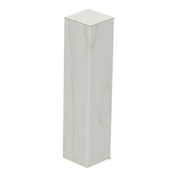 Hoek/Eindstuk 17x73mm Elzen Wit (4 stuks) - 27462