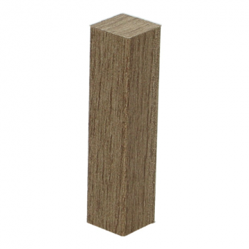 Hoek/Eindstuk 17x73mm Wit Noten (4 stuks) - 27464
