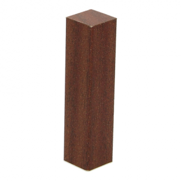 Hoek/Eindstuk 17x73mm Newport Mahonie (4 stuks) - 27468