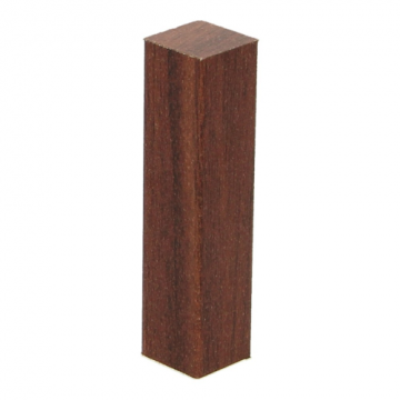 Hoek/Eindstuk 17x73mm Mahonie (4 stuks) - 27471