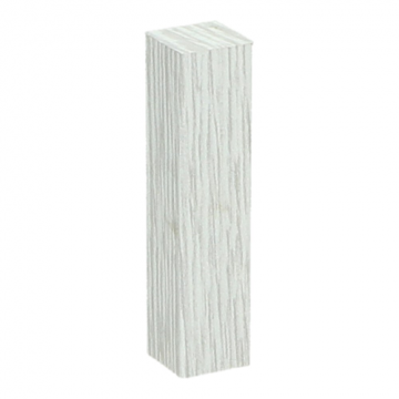 Hoek/Eindstuk 17x73mm Klassieke Patina Eik Grijs (4 stuks) - 27496