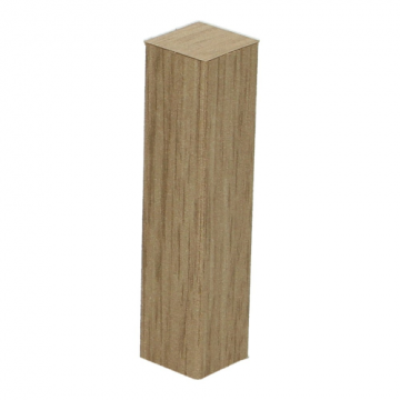 Hoek/Eindstuk 17x73mm Licht Geborsteld Eiken (4 stuks) - 27504