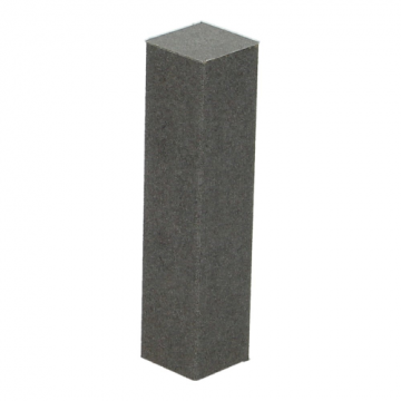 Hoek/Eindstuk 17x73mm Zand Donker (4 stuks) - 27523