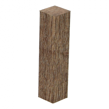 Hoek/Eindstuk 17x73mm Eiken Geborsteld Bruin (4 stuks) - 27527