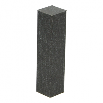 Hoek/Eindstuk 17x73mm Zwart Geolied (4 stuks) - 27535
