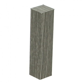 Hoek/Eindstuk 17x73mm Eiken Grijs Geolied (4 stuks) - 27546