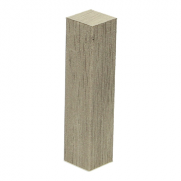 Hoek/Eindstuk 17x73mm Oud Eiken Licht (4 stuks) - 27551