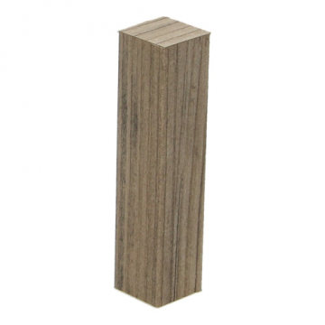 Hoek/Eindstuk 17x73mm Grenen Geborsteld Bruin (4 stuks) - 27553